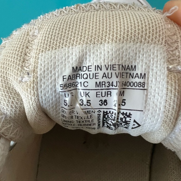 Converse Chuck Taylor All Star Platform Canvas, Yellow, Sz 5.5/22.5cm - Picture 7 of 8